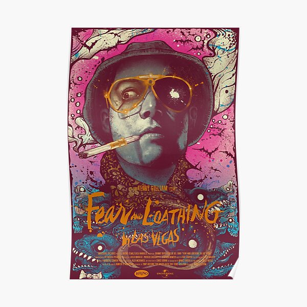 abstract fear and loathing Poster