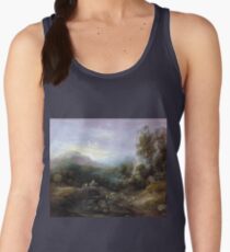 Thomas Gainsborough Mountain Landscape with Bridge Women's Tank Top