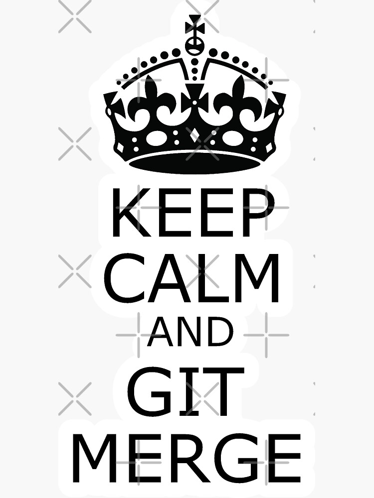 keep calm and git merge de yourgeekside