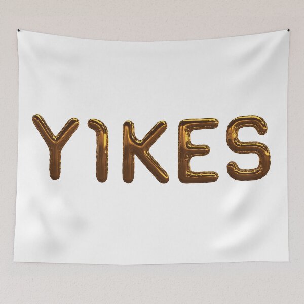 Item preview, YIKES in Gold Foil Balloons designed and sold by FancyFreeDesign.