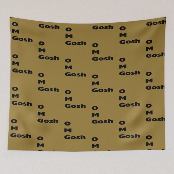 Item preview, OMG. OH MY GOSH. Funny Text  Humor designed and sold by PrintArtdotUS.