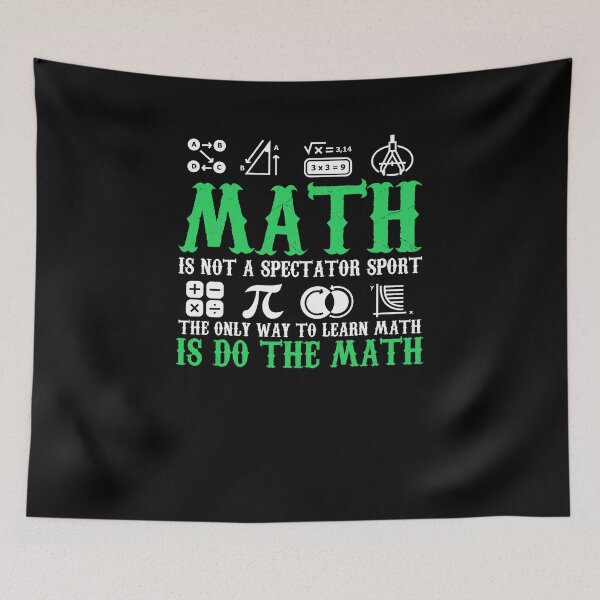 Item preview, Nerdy Math Is Not A Spectator Sport Mathematics Nerd T-Shirt designed and sold by LookTwice.