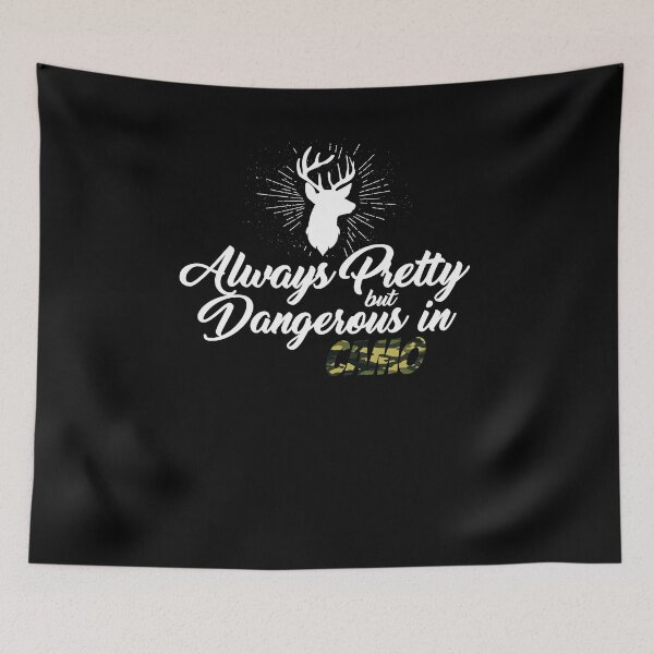 Item preview, Funny Always Pretty But Dangerous In Camo Redneck Girl Tee designed and sold by LookTwice.