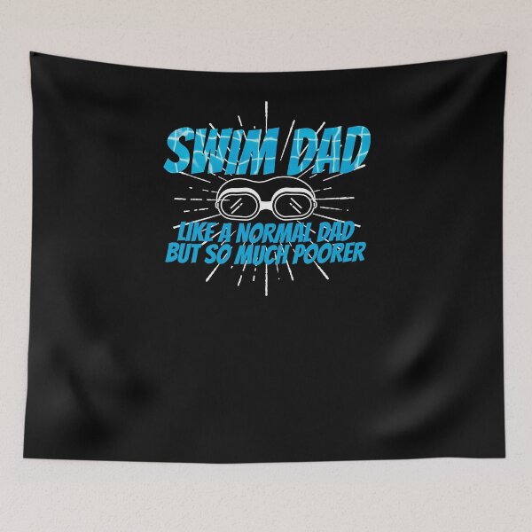 Item preview, Cool Swim Dad Swimming Freestyle Swimmer Swim Mom Dad Shirt designed and sold by LookTwice.