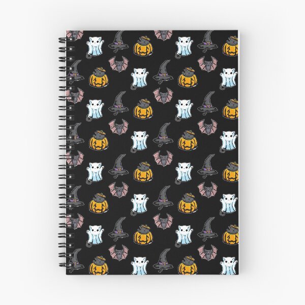 Item preview, Cute Halloween Cat Kitten Bat Pattern designed and sold by zombieCraig.