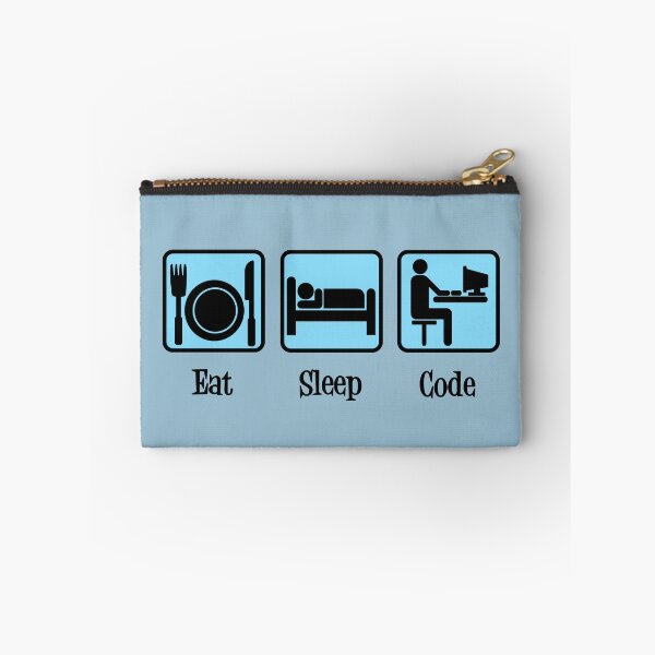 Aperçu de l'œuvre Eat Sleep Code - Programmeur d'ordinateur drôle créée et vendue par Epic Love Designs.