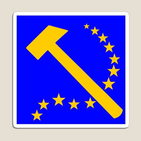 Item preview, Memes Verboten - EU Hammer and Sickle designed and sold by Joe-okes.