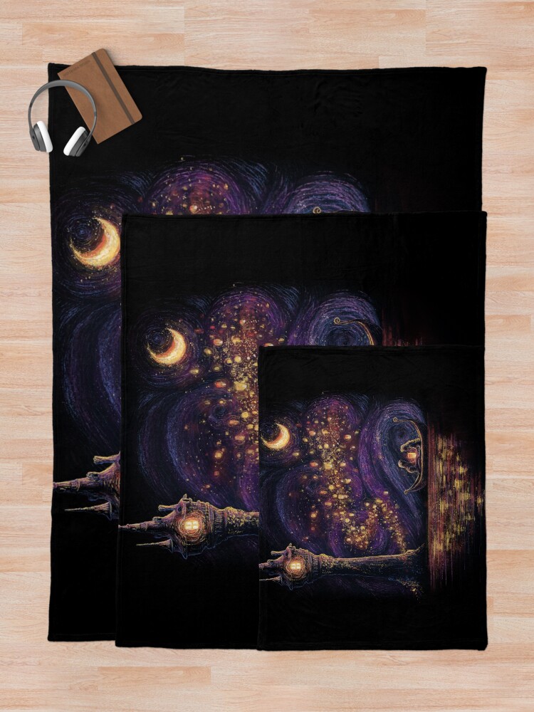 Alternate view of Lanterns Of Hope Throw Blanket