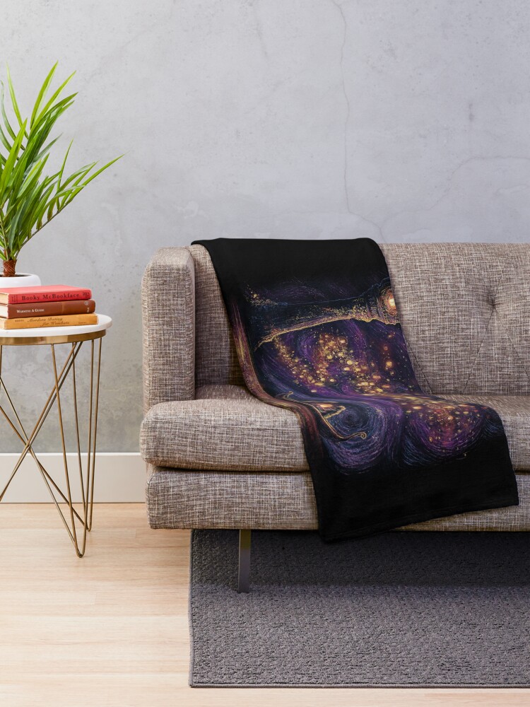 Alternate view of Lanterns Of Hope Throw Blanket