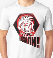 Yuri Gagarin - Let's Go! Unisex T-Shirt