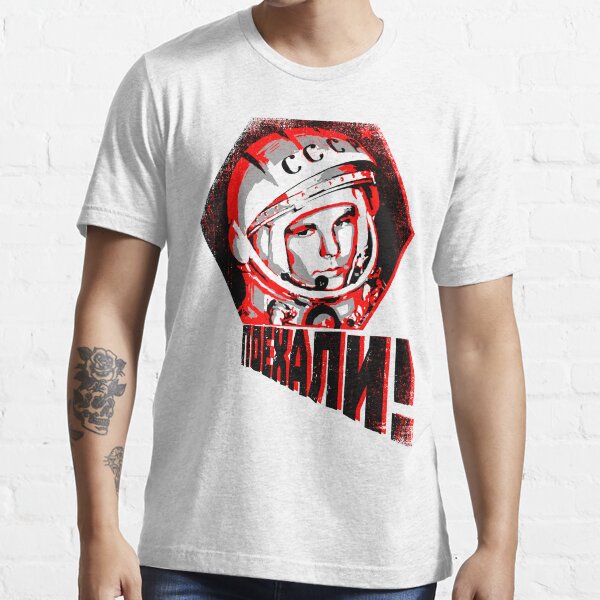 Yuri Gagarin - Let's Go! Essential T-Shirt