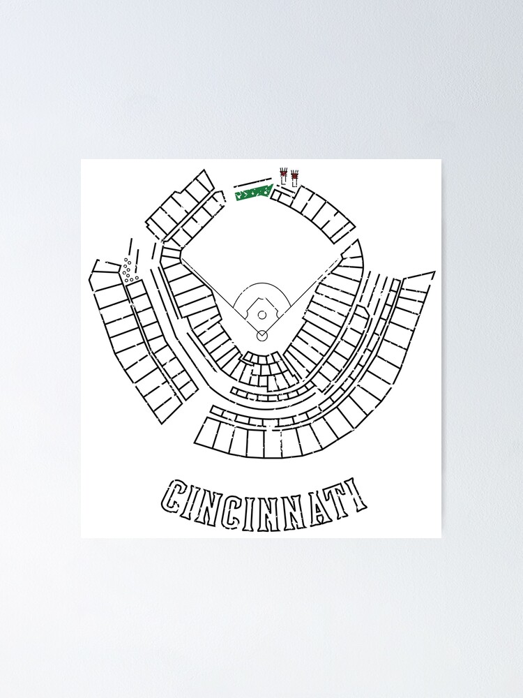 Outta Here, Retro Ball - White Poster for Sale by SaturdayACD