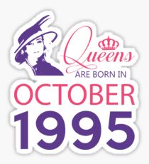 It's My Birthday 23. Made In October 1995. 1995 Gift Ideas. Sticker