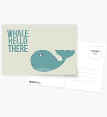 We are Whales - "Whale Hello There" Postcards