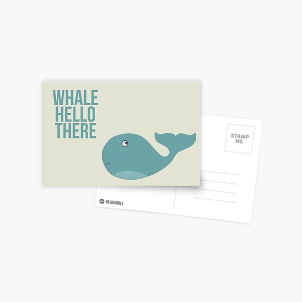 Item preview, We are Whales - "Whale Hello There" designed and sold by Wiggles of Wonder.