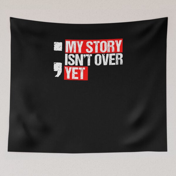 Item preview, Cool My Story Isn't Over Yet Suicide Prevention T-Shirt designed and sold by LookTwice.