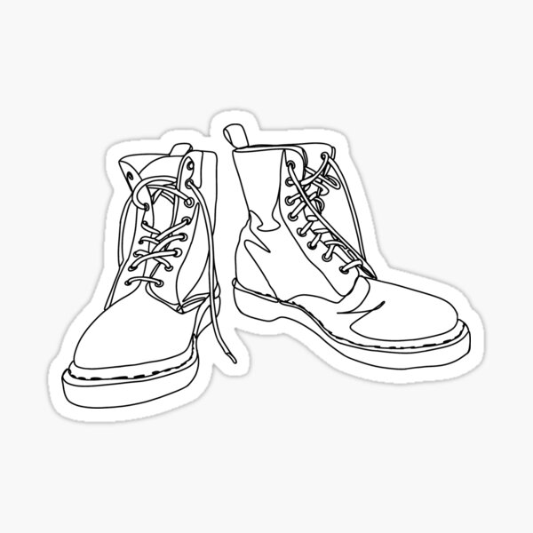 silent Shed Screech Dr Martens Stickers for Sale | Redbubble