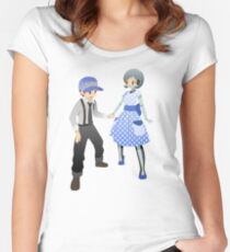 Mass Effect - 50's Fashion Joker and EDI Women's Fitted Scoop T-Shirt