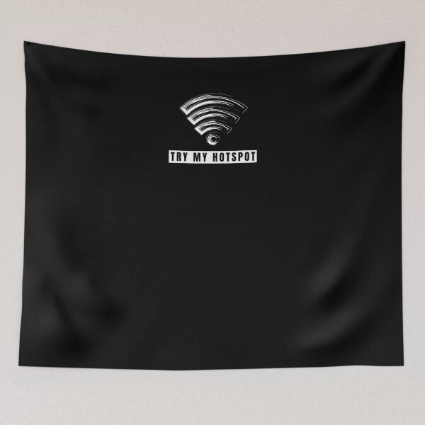 Item preview, Suggestive Try My Hotspot Wifi Pun Dirty Jokes Joker T-Shirt designed and sold by LookTwice.