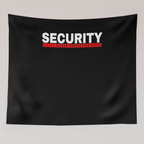 Item preview, Security Little Sister Protection Squad Brother Support Tee designed and sold by LookTwice.