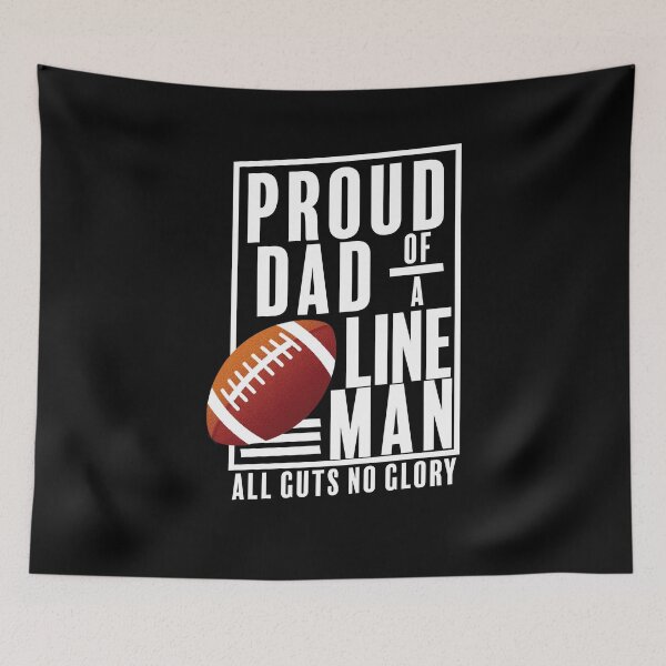 Item preview, Proud Dad Football All Guts No Glory Athletics Lineman Shirt designed and sold by LookTwice.