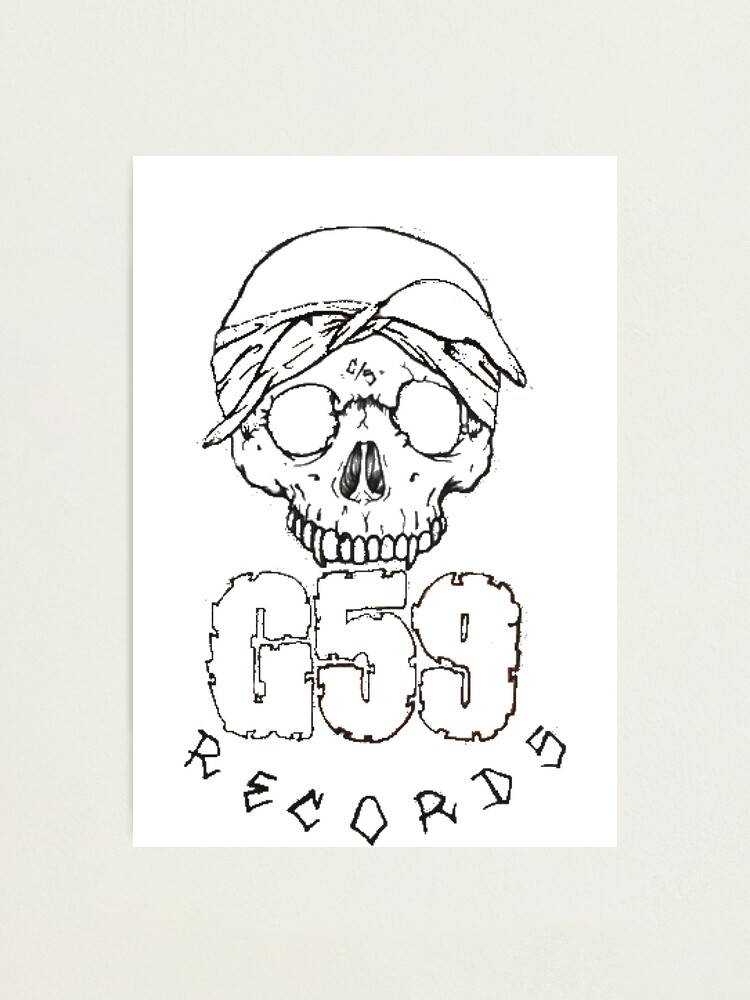 "G59 Skull Logo Art Suicideboys Merch" Photographic Print for Sale by