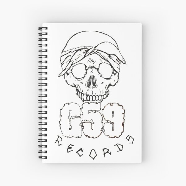G59 Skull Logo Art - Suicideboys Merch Spiral Notebook