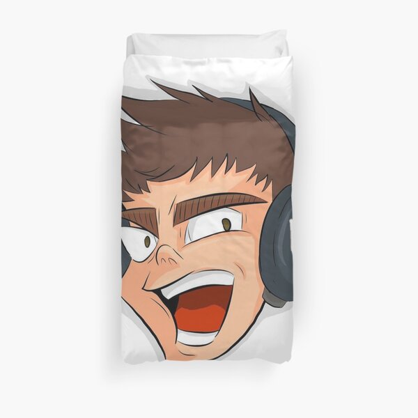 Lazarbeam Youtube Duvet Covers Redbubble - roblox jailbreak totes teepublic au