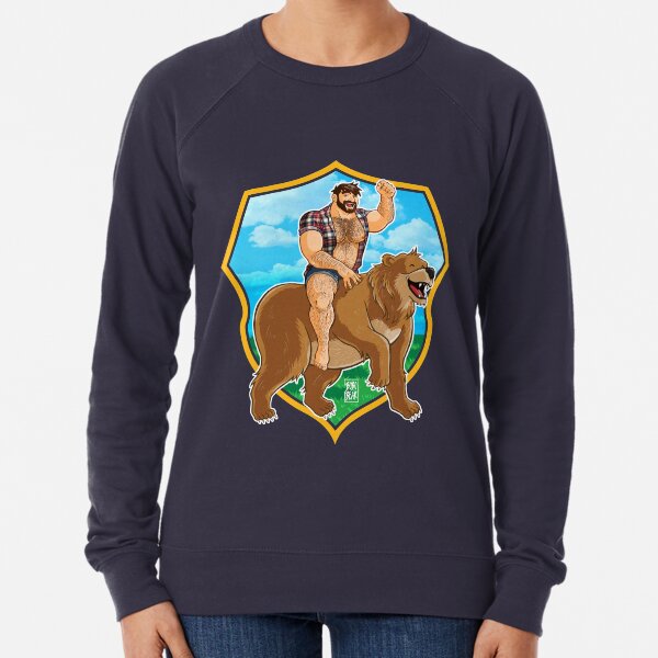 ADAM LIKES TO RIDE BEARS Lightweight Sweatshirt