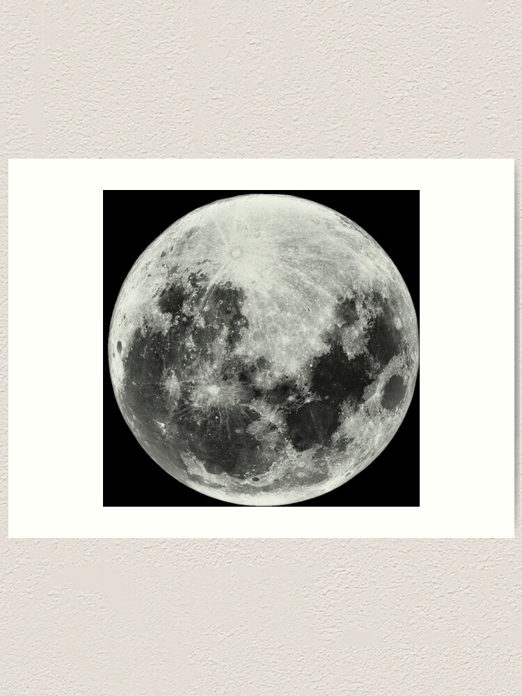 Hohe Auflosung Super Moon Sticker Kunstdruck Von Sublimepw Redbubble