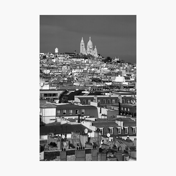 Item preview, View over the Paris rooftops to Sacre Coeur designed and sold by Travelimages.com.au.