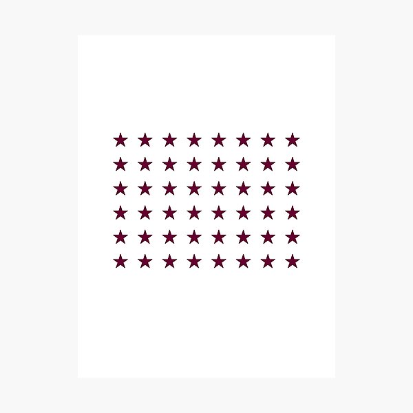 American Flag-Inspired Special Edition, 48-Star, Arizona, Evry Heart Beats True Photographic Print