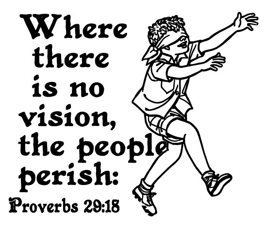 Proverbs 2918 No Vision Posters By Calgacus Redbubble