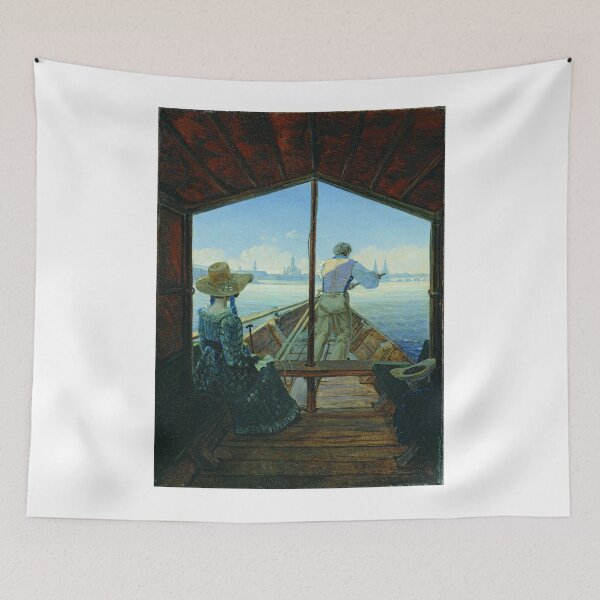 Item preview, Morning on the Elbe (Carus) designed and sold by ArtHistorical.