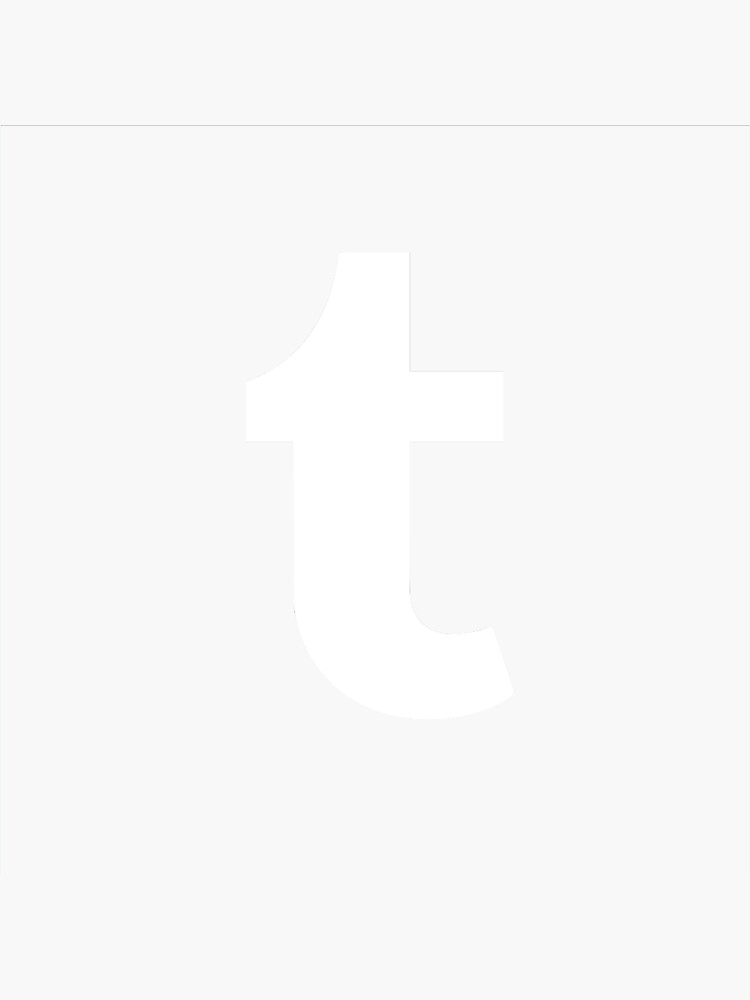 "Tumblr logo" Sticker by natalieevelyn | Redbubble