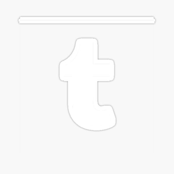 "Tumblr logo" Sticker by natalieevelyn | Redbubble
