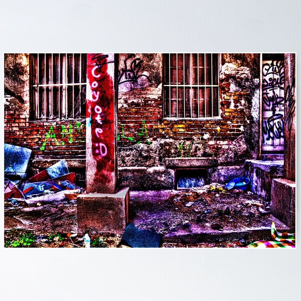 Item preview, Ruined House Fine Art Print designed and sold by stockfineart.