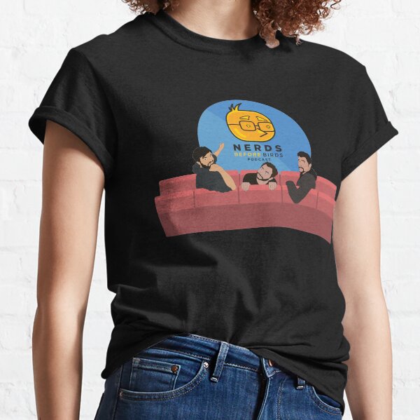 Nerds Before Birds Cinema Classic T-Shirt