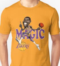 magic johnson caricature t shirt