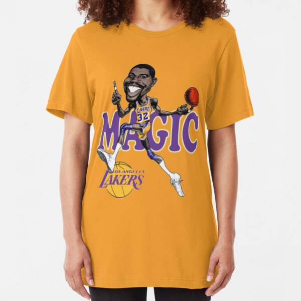 magic johnson caricature t shirt