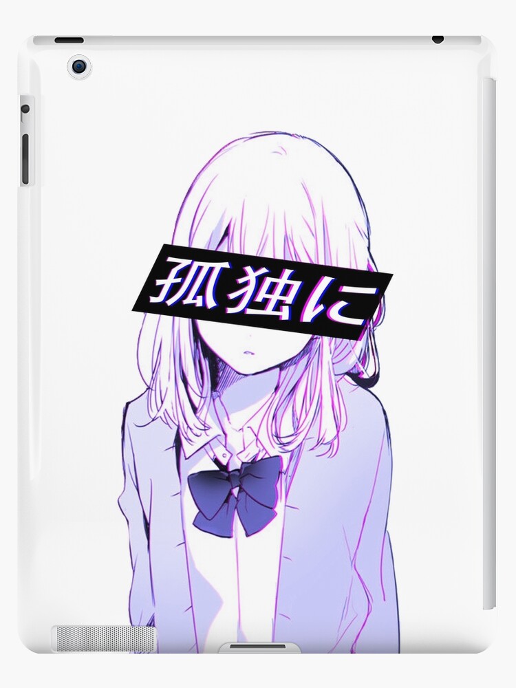 Help Me - Sad Anime Girl | iPad Case & Skin