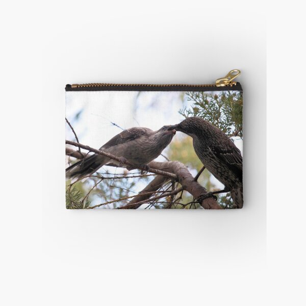 Item preview, Little Wattlebird feeding fledgling designed and sold by NanaRusty.