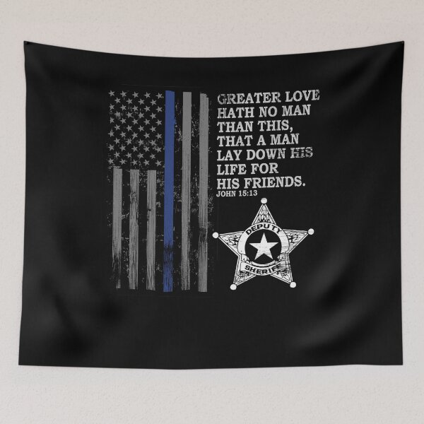 Item preview, Police Memorial Police In America Thin Blue Line Deputy designed and sold by shoppzee.