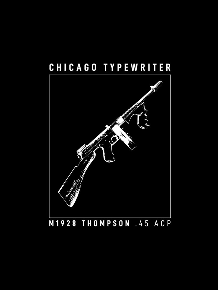 "Chicago Typewriter M1928 Thompson" iPhone Case for Sale by