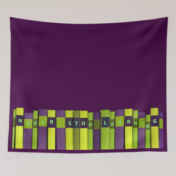 Item preview, Never Stop Learning designed and sold by PromoteProgress.