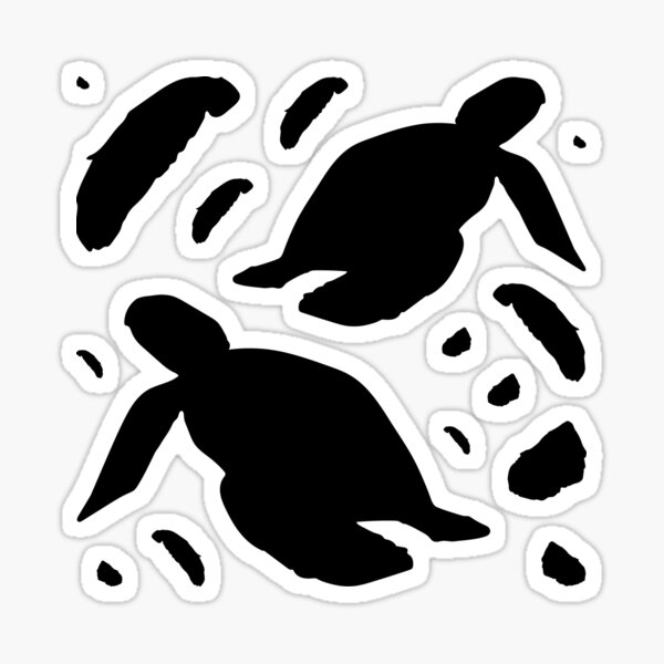 Green Turtle Sticker