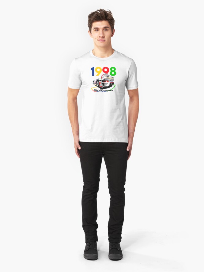 Alternate view of Watercooled Fire Breather – GT1 Inspired Slim Fit T-Shirt