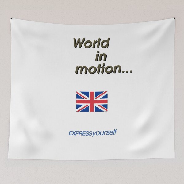 Item preview, England World in motion - Express yourself  designed and sold by -electricdreams.