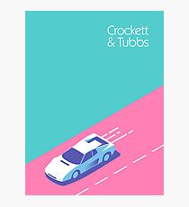 Crockett & Tubbs - Aqua Fotodruck