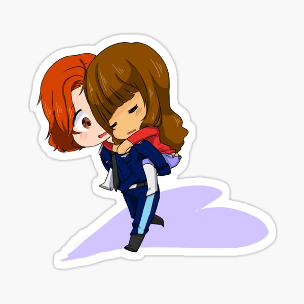 Wayhaught Piggyback Sticker